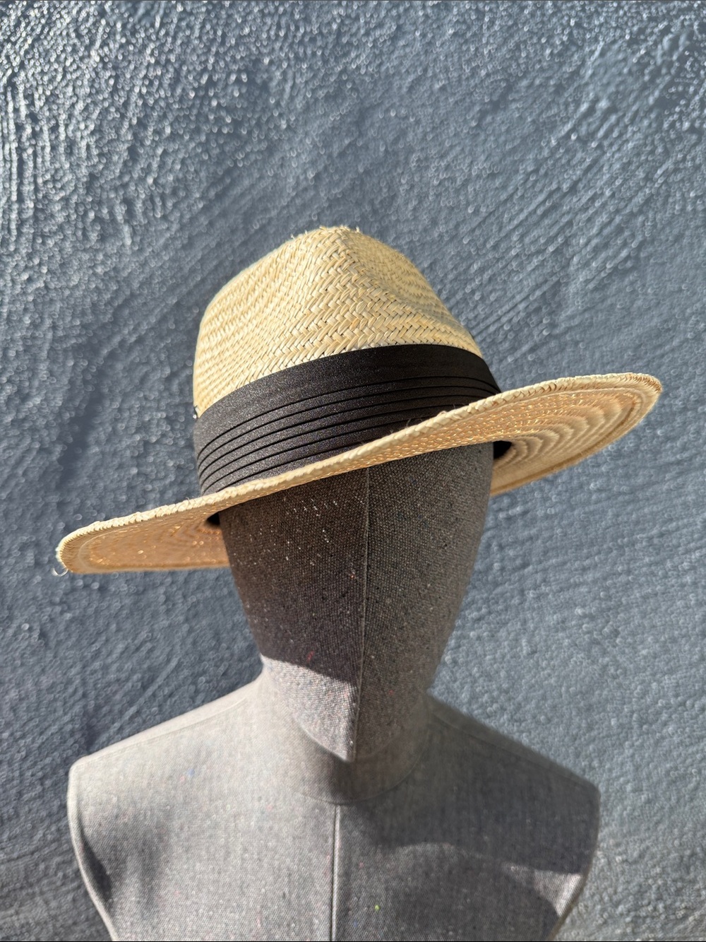 Classic Straw Panama Style Fedora - Made in New Zealand